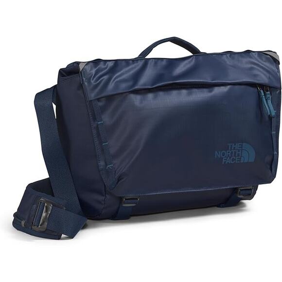 NWT The North Face Base Camp Voyager Messenger Bag in Summit Navy/Blue - Picture 1 of 7